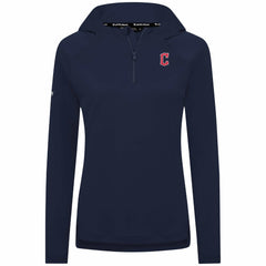 Cleveland Guardians Levelwear Women's Raven Insignia 2.0 Quarter-Zip Jacket - Navy Jackets