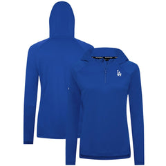 Los Angeles Dodgers Levelwear Women's Raven Insignia 2.0 Quarter-Zip Jacket - Royal Jackets