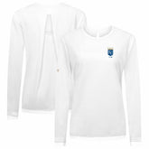 Kansas City Royals Levelwear Women's Sequoia Primary Logo Long Sleeve T-Shirt - White T-shirts
