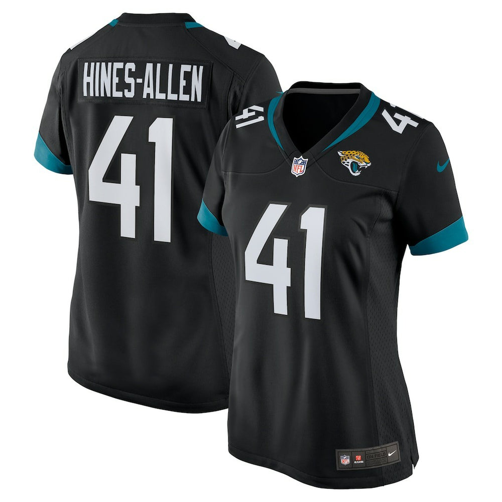 Josh Hines-Allen Jacksonville Jaguars Women's Alternate Player Game Jersey - Black Jerseys