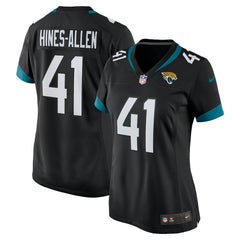 Josh Hines-Allen Jacksonville Jaguars Women's Alternate Player Game Jersey - Black Jerseys