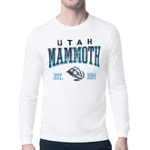 Utah Mammoth Starter Retro Graphic Long Sleeve T-Shirt - White | US 201983141