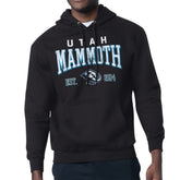 Utah Mammoth Starter Retro Graphic Fleece Pullover Hoodie - Black | US 201983143