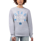 Utah Mammoth G-III 4Her by Carl Banks Women's Graphic Pullover Sweatshirt - Heather Gray | US 201983159