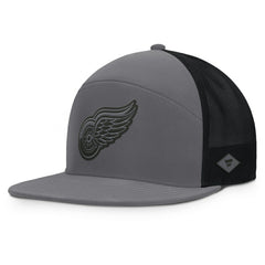 Detroit Red Wings Fanatics Fairweather Adjustable Hat - Charcoal | US 201984015