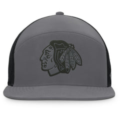 Chicago Blackhawks Fanatics Fairweather Adjustable Hat - Charcoal | US 201984017