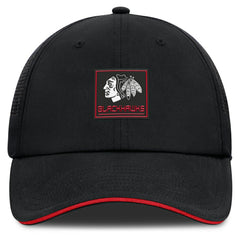 Chicago Blackhawks Fanatics Driver Adjustable Hat - Black | US 201984025