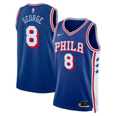 Paul George Philadelphia 76ers Unisex 2024 Offseason Addition Swingman Jersey Royal - Nike