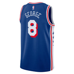 Paul George Philadelphia 76ers Unisex 2024 Offseason Addition Swingman Jersey Royal - Nike