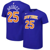 Mikal Bridges New York Knicks Unisex Name & Number T-Shirt Blue - Nike