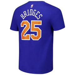 Mikal Bridges New York Knicks Unisex Name & Number T-Shirt Blue - Nike