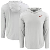 Detroit Tigers Cutter & Buck Coastline Epic Comfort Recycled Eco Hoodie Long Sleeve T-Shirt - Gray Hoodies
