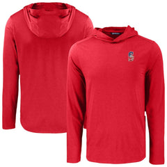 Seattle Mariners Cutter & Buck Coastline Epic Comfort Recycled Eco Hoodie Long Sleeve T-Shirt - Red Hoodies
