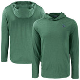 Tampa Bay Rays Cutter & Buck Coastline Epic Comfort Recycled Eco Hoodie Long Sleeve T-Shirt - Hunter Green Hoodies