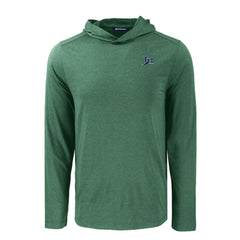 Tampa Bay Rays Cutter & Buck Coastline Epic Comfort Recycled Eco Hoodie Long Sleeve T-Shirt - Hunter Green Hoodies