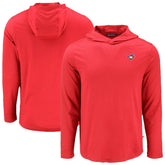 Toronto Blue Jays Cutter & Buck Coastline Epic Comfort Recycled Eco Hoodie Long Sleeve T-Shirt - Red Hoodies