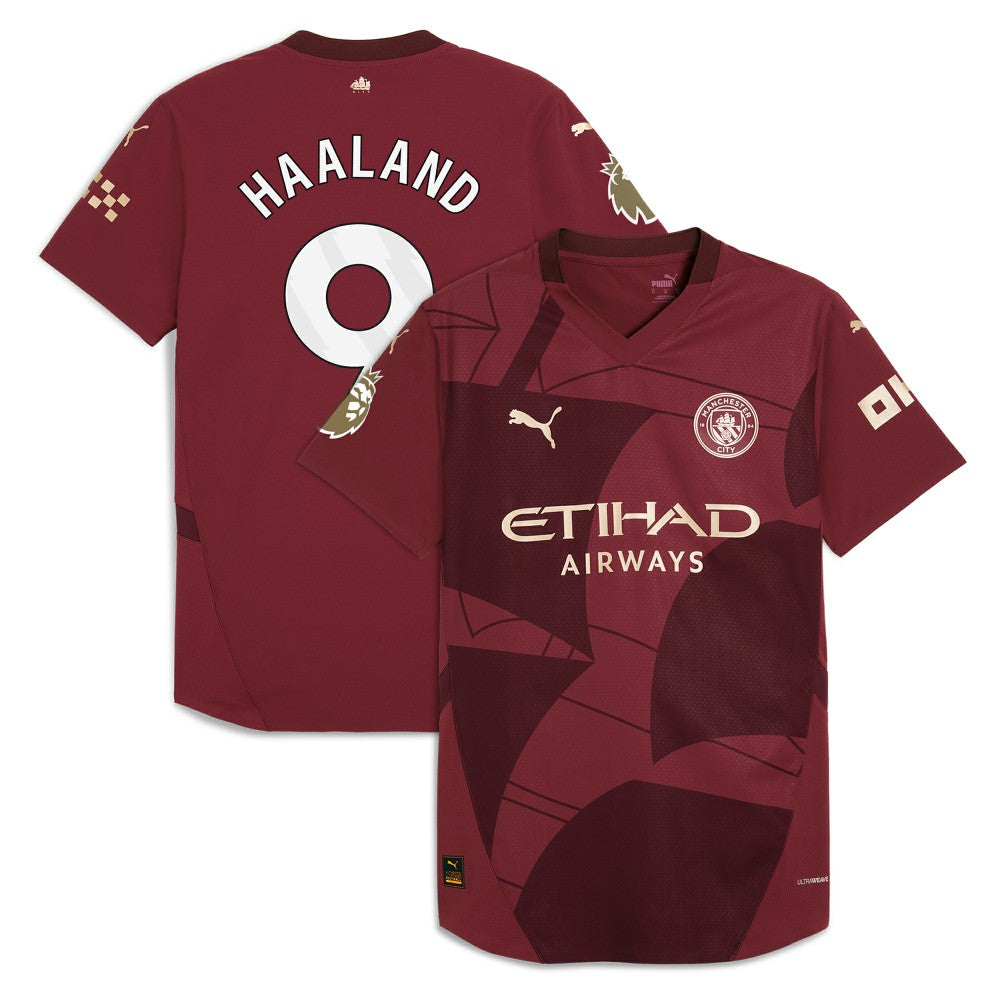 Erling Haaland Manchester City 2024/25 Third Player Jersey Burgundy - Puma sale