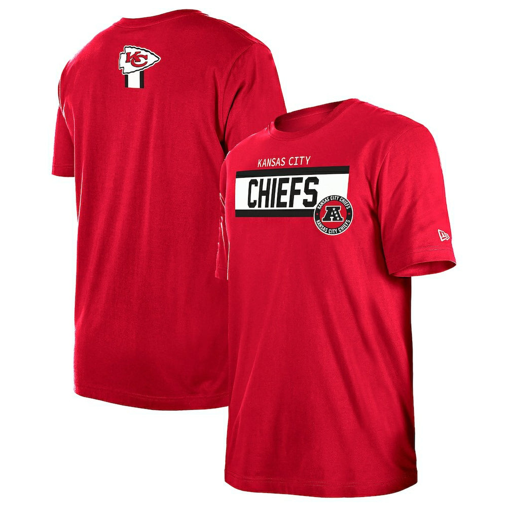 Kansas City Chiefs New Era 3rd Down High Density Print T-Shirt - Red T-shirts