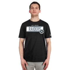 Las Vegas Raiders New Era 3rd Down High Density Print T-Shirt - Black T-shirts