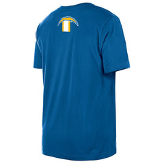 Los Angeles Chargers New Era 3rd Down High Density Print T-Shirt - Blue T-shirts