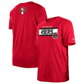 San Francisco 49ers New Era 3rd Down High Density Print T-Shirt - Scarlet T-shirts
