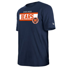 Chicago Bears New Era 3rd Down High Density Print T-Shirt - Navy T-shirts