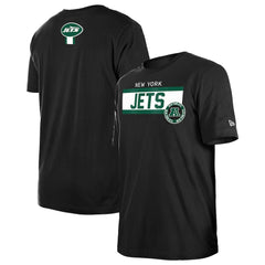 New York Jets New Era 3rd Down High Density Print T-Shirt - Black T-shirts