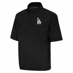 Los Angeles Dodgers Antigua Brisk Quarter-Zip Wind Shirt - Black