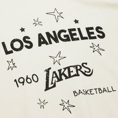 Los Angeles Lakers Women's Hardwood Classics Pullover Sweatshirt Gold - Mitchell & Ness