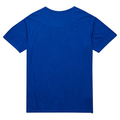 Golden State Warriors Hardwood Classics Felt Applique Slub T-Shirt Royal - Mitchell & Ness outlet