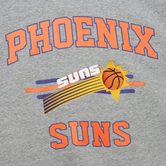Phoenix Suns Hardwood Classics All Over 4.0 Pullover Sweatshirt Heather Gray - Mitchell & Ness