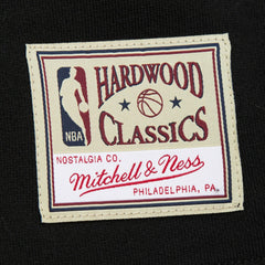 Golden State Warriors Women's Hardwood Classics Cropped Pullover Hoodie Black - Mitchell & Ness
