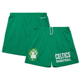 Boston Celtics Hardwood Classics Gameday Mesh Shorts Kelly Green - Mitchell & Ness