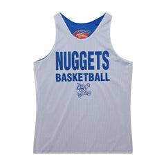 Denver Nuggets Hardwood Classics Reversible Mesh Practice Jersey Royal/White - Mitchell & Ness