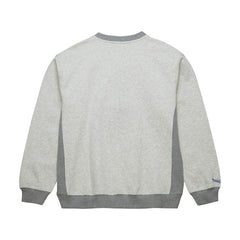 Golden State Warriors Vintage Logo Pullover Sweatshirt Heather Gray - Mitchell & Ness