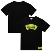 San Antonio Spurs Hardwood Classics Neon Nights Premium T-Shirt Black - Mitchell & Ness