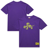 Toronto Raptors Hardwood Classics Neon Nights Premium T-Shirt Raptors Purple - Mitchell & Ness