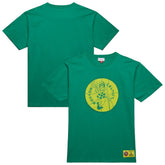 Boston Celtics Hardwood Classics Neon Nights Premium T-Shirt Kelly Green - Mitchell & Ness