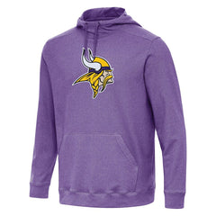Minnesota Vikings Antigua Cloud Pullover Hoodie - Heather Purple Hoodies