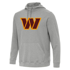 Washington Commanders Antigua Cloud Pullover Hoodie - Heather Gray Hoodies