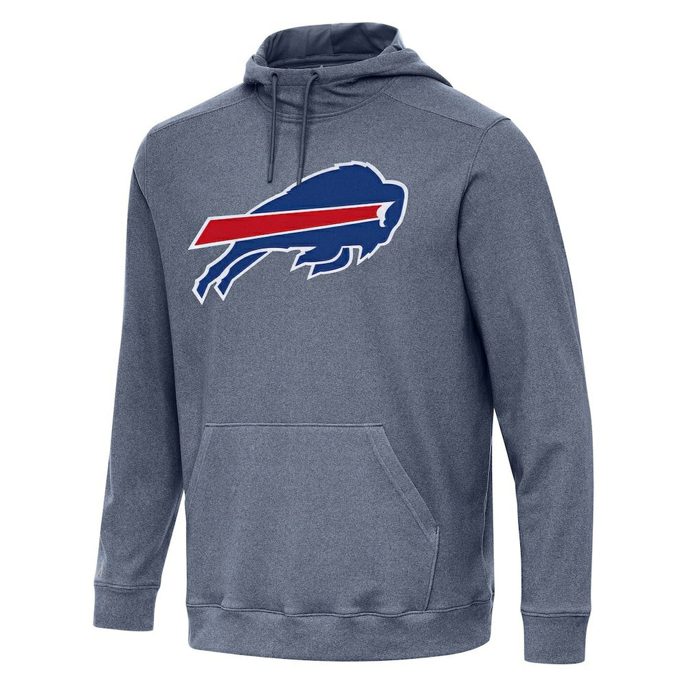 Buffalo Bills Antigua Cloud Pullover Hoodie - Heather Navy Hoodies