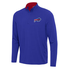 Buffalo Bills Antigua Content Quarter-Zip Pullover Top - Royal/Red Pullover