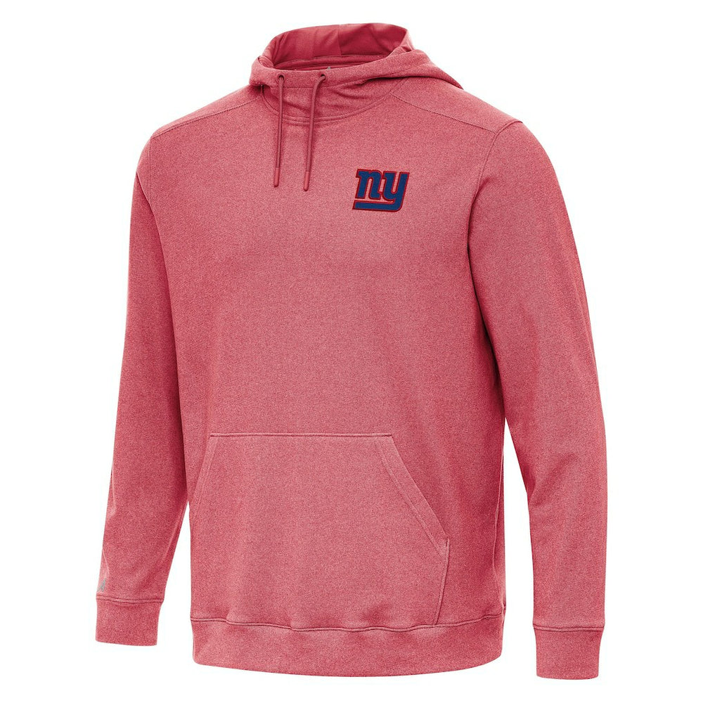 New York Giants Antigua Cloud Pullover Hoodie - Heather Red Hoodies