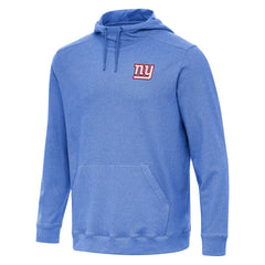 New York Giants Antigua Cloud Pullover Hoodie - Heather Royal Hoodies