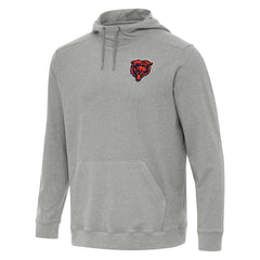 Chicago Bears Antigua Cloud Pullover Hoodie - Heather Gray Hoodies
