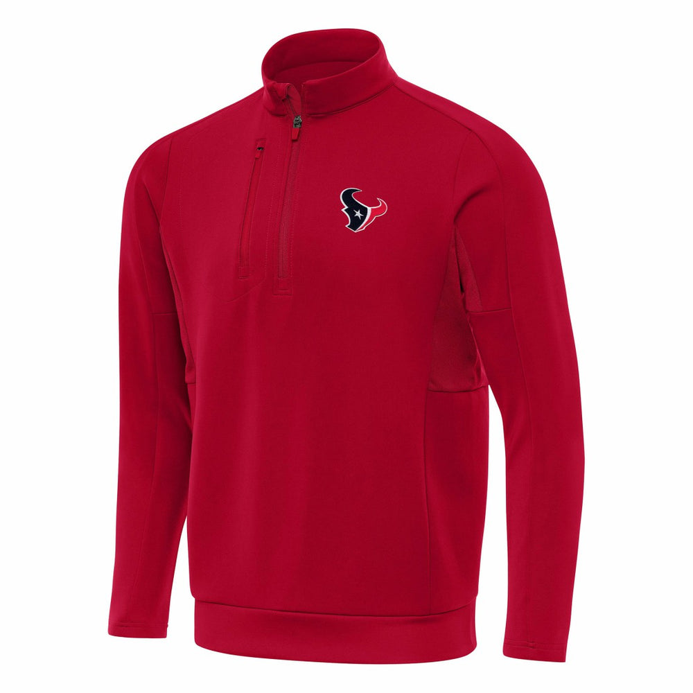 Houston Texans Antigua Generation Quarter-Zip Pullover Top - Red Pullover