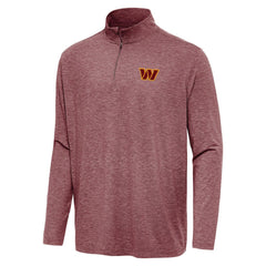 Washington Commanders Antigua Hunk Quarter-Zip Jacket - Heather Burgundy Jackets