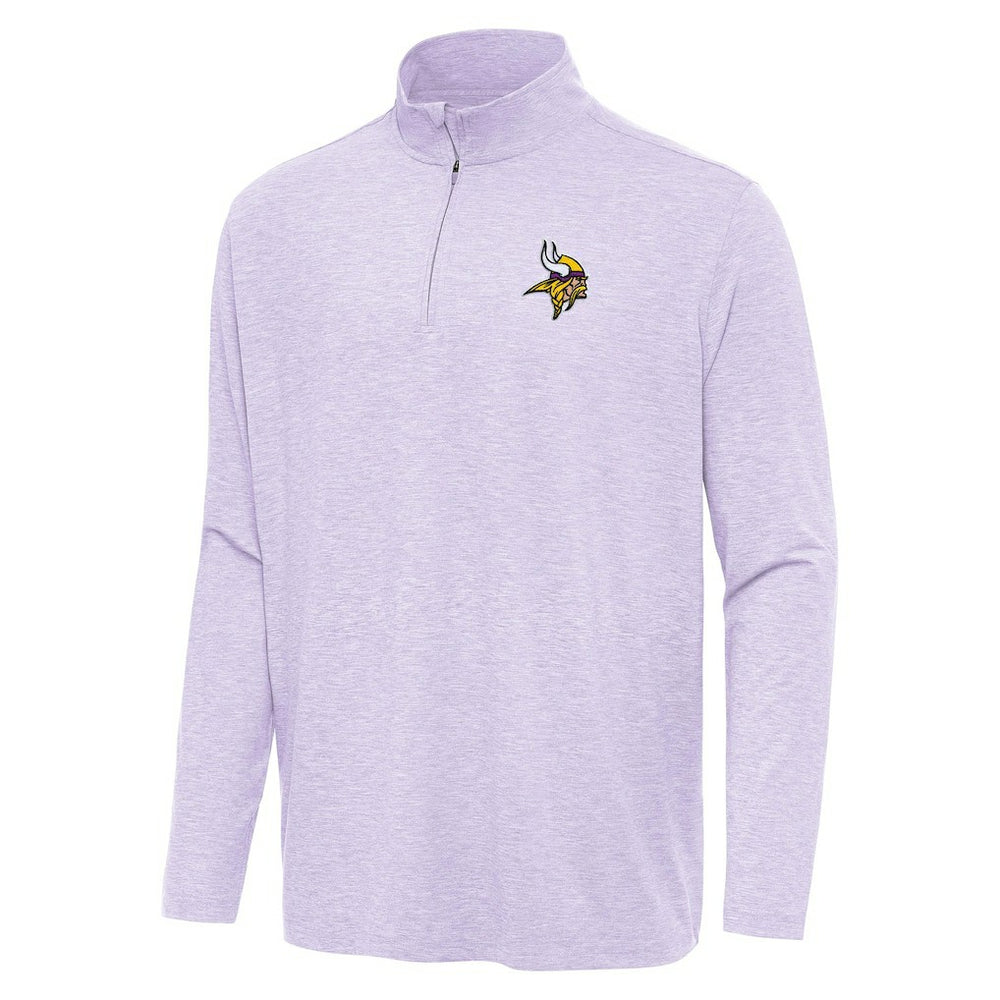 Minnesota Vikings Antigua Hunk Quarter-Zip Jacket - Lavender Jackets
