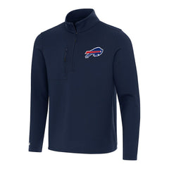 Buffalo Bills Antigua Insider Quarter-Zip Pullover Top - Navy Pullover