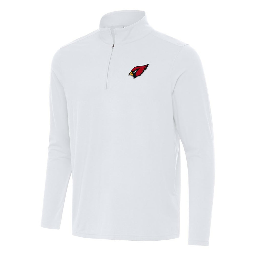 Arizona Cardinals Antigua Intent Quarter-Zip Pullover Top - White Pullover